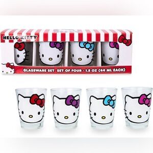 Sanrio Hello Kitty Faces Shot Glasses Set